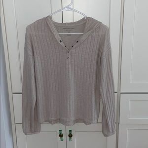 American Eagle Soft & Sexy Plush Hooded Shirt